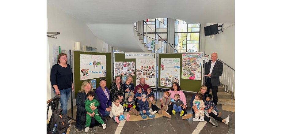 Kindertagespflege veranstaltet Plakataktion