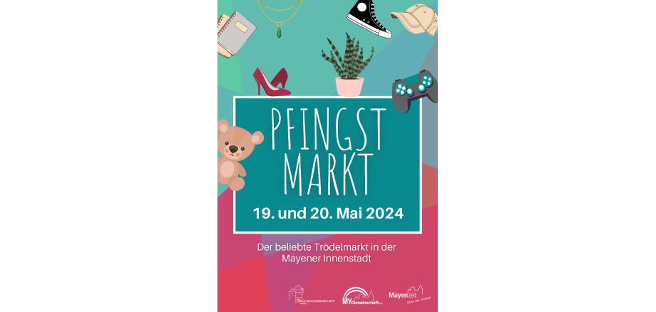 Plakat zum Pfingstmarkt