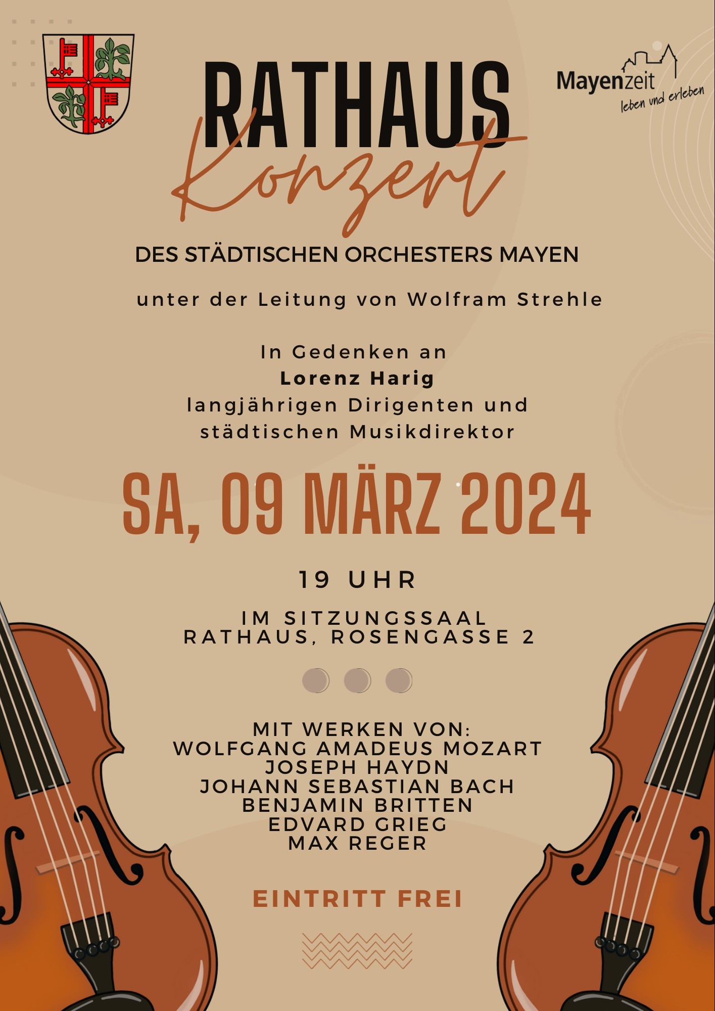 Informationen des Rathauskonzert