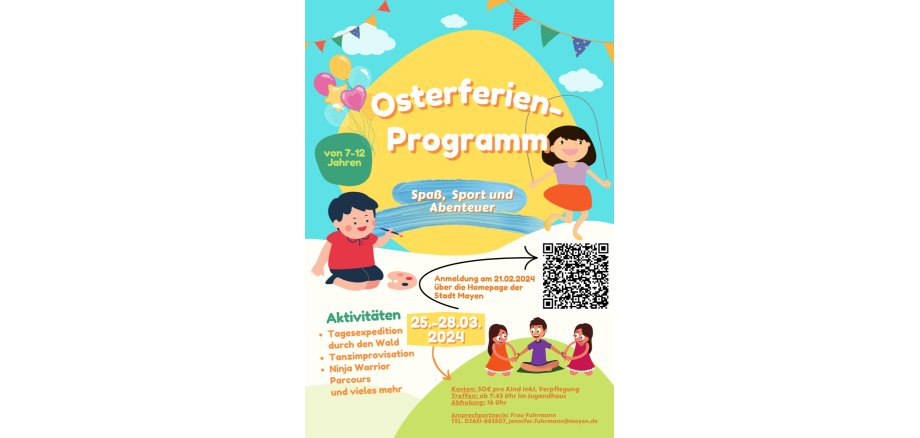 Programm in den Osterferien