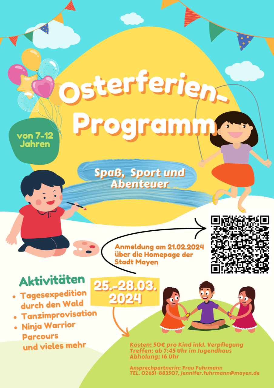 Programm in den Osterferien