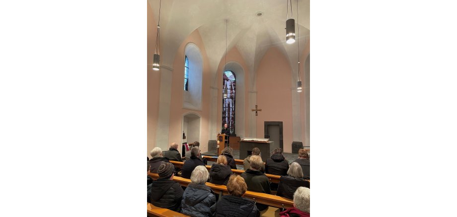 Rede von Oberbürgermeister Dirk Meid in der Heilig-Geist-Kapelle Mayen