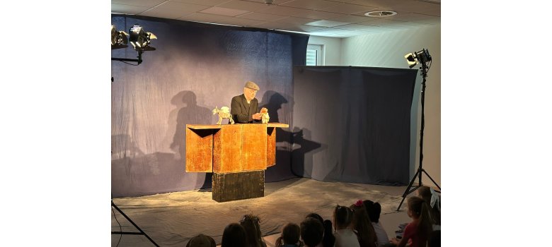 Manfred Künster vom FigurenTheaterHaus in Mayen