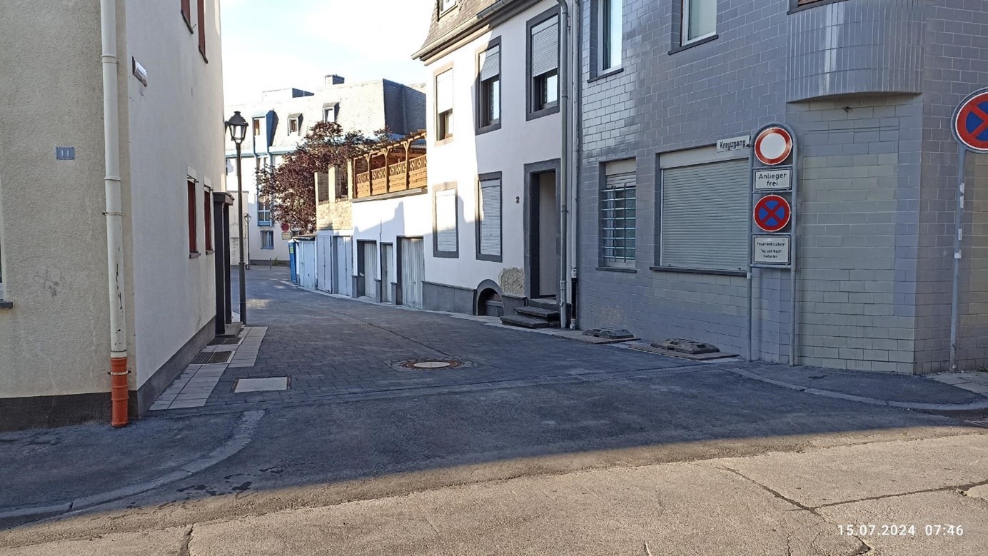 Bild von einer neu gestalteten Straße