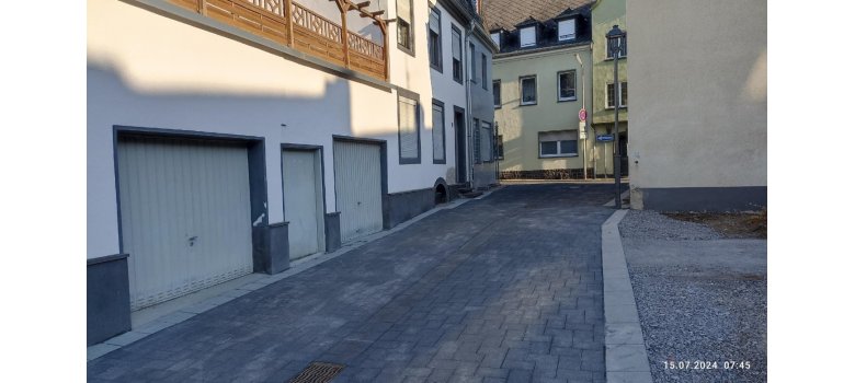 Bild von einer neu gestalteten Straße