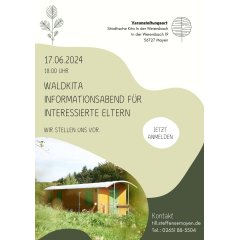 Flyer zum Informatiosabend