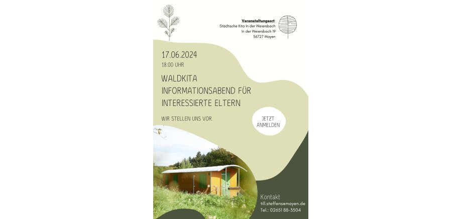 Flyer zum Informatiosabend