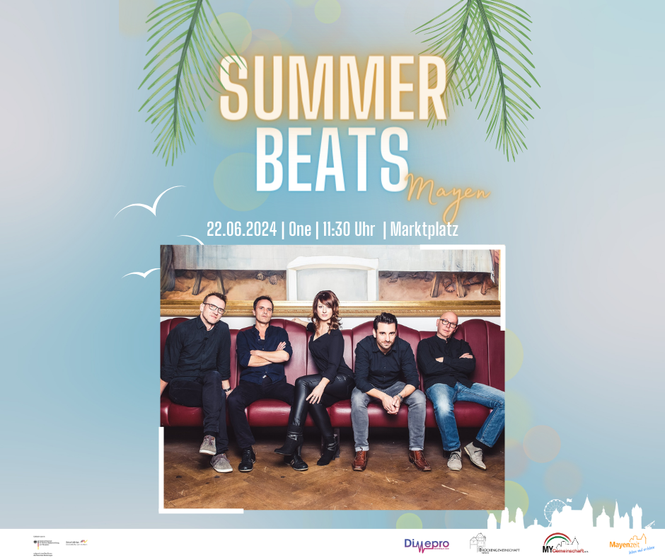 Flyer zu One am 22. Juni bei den Summer Beats