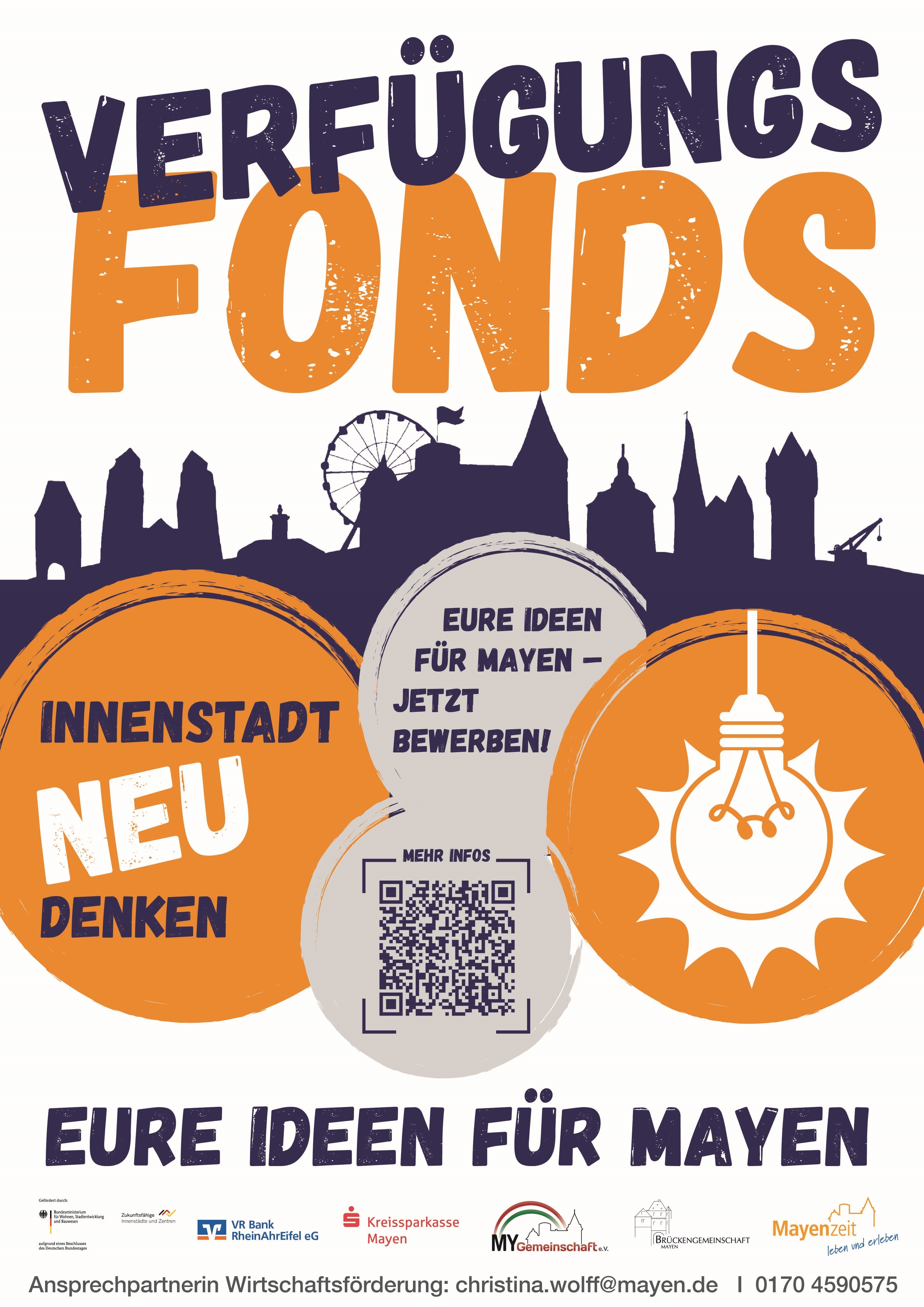 Flyer zum Verfügungsfonds