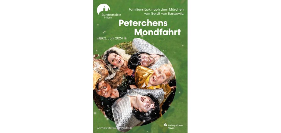 Postkarte zur diesjährigen Geschichte bei den Burgfestspielen 