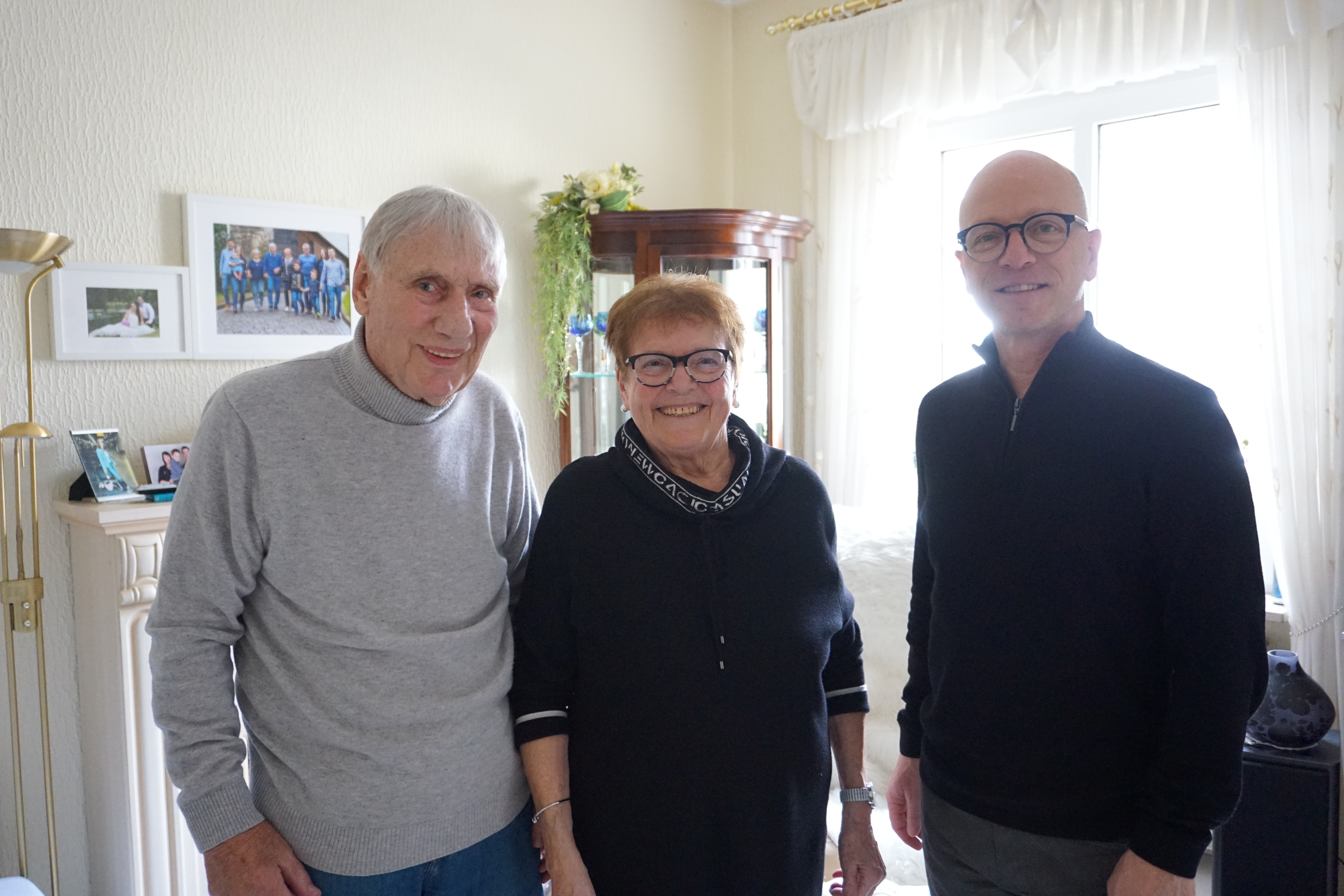 Gratulation der eisernen Hochzeit