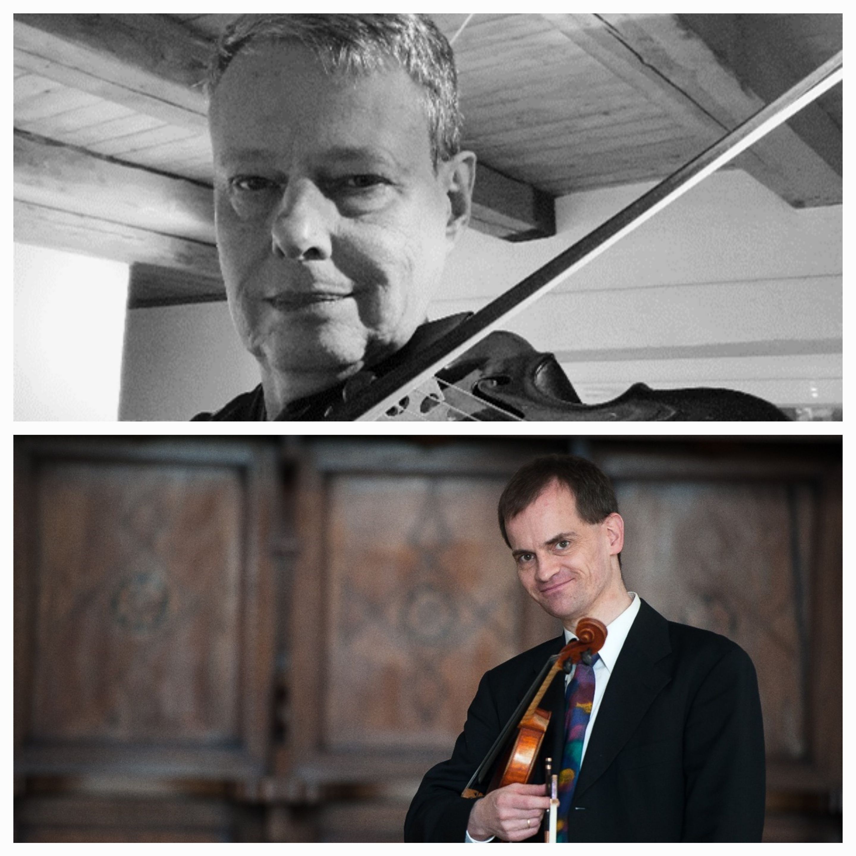 Porträts von Peter Harig und Michael Dartsch