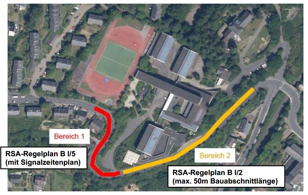Lageplan der Maßnahme
