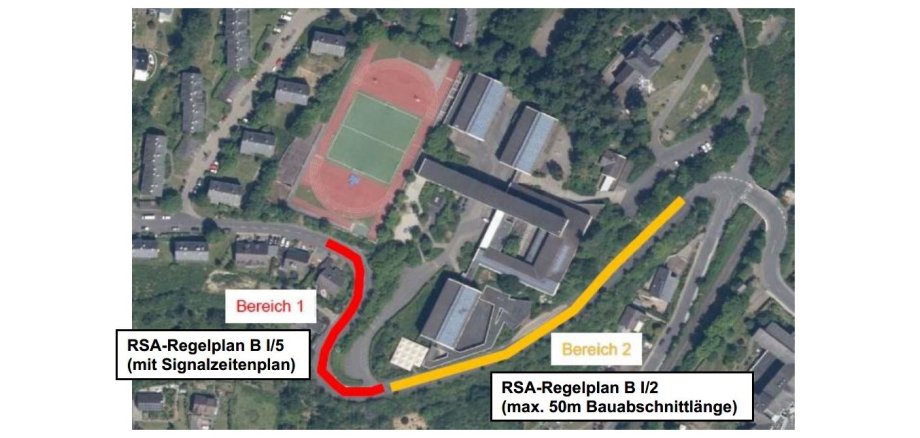 Lageplan der Maßnahme