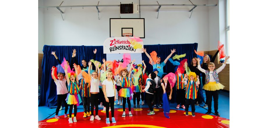 Die Kinder hatten viel Spaß in der Zirkuswoche