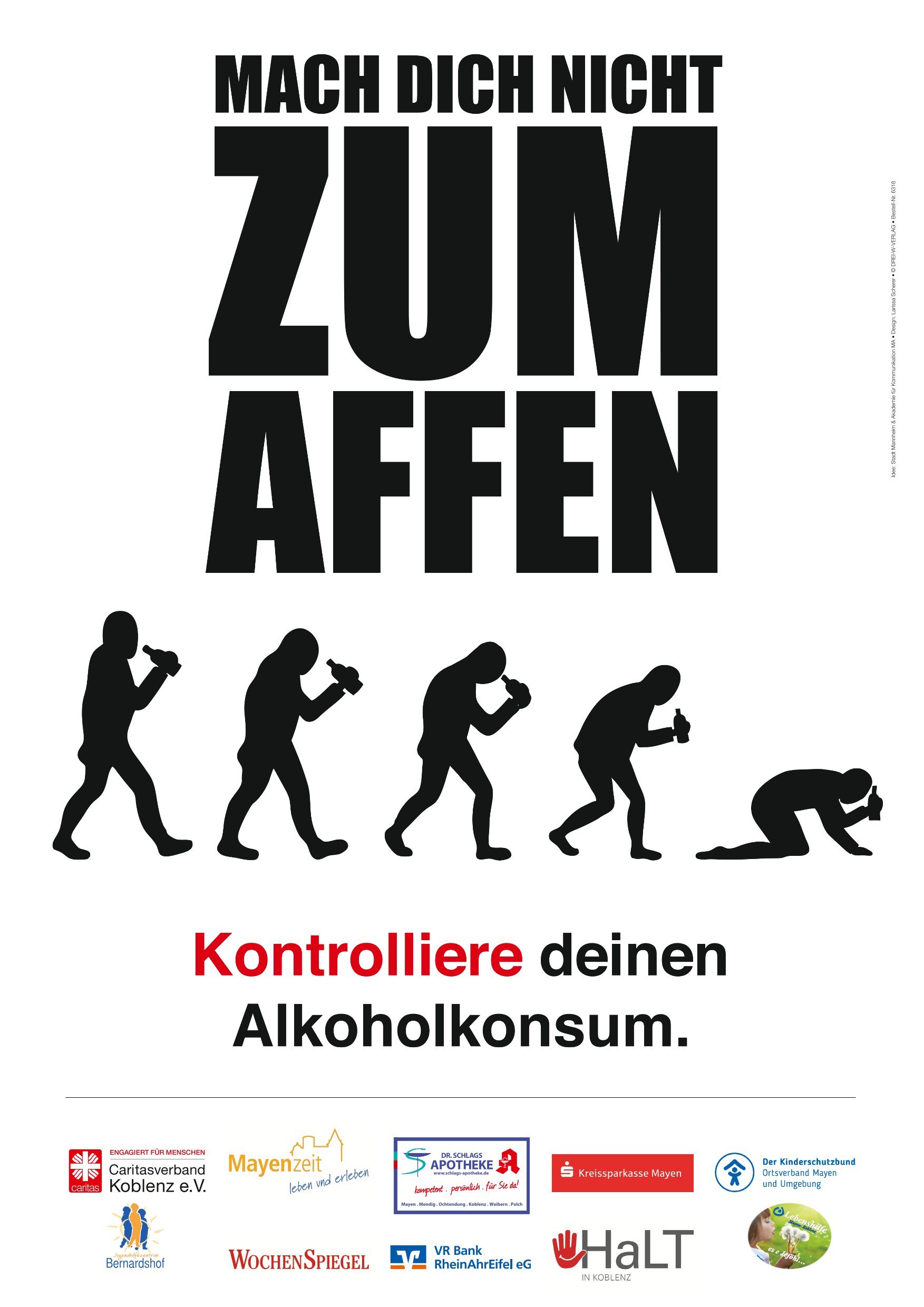Plakat zur Kampagne „Jugendschutzkampagne während des Lukasmarktes“