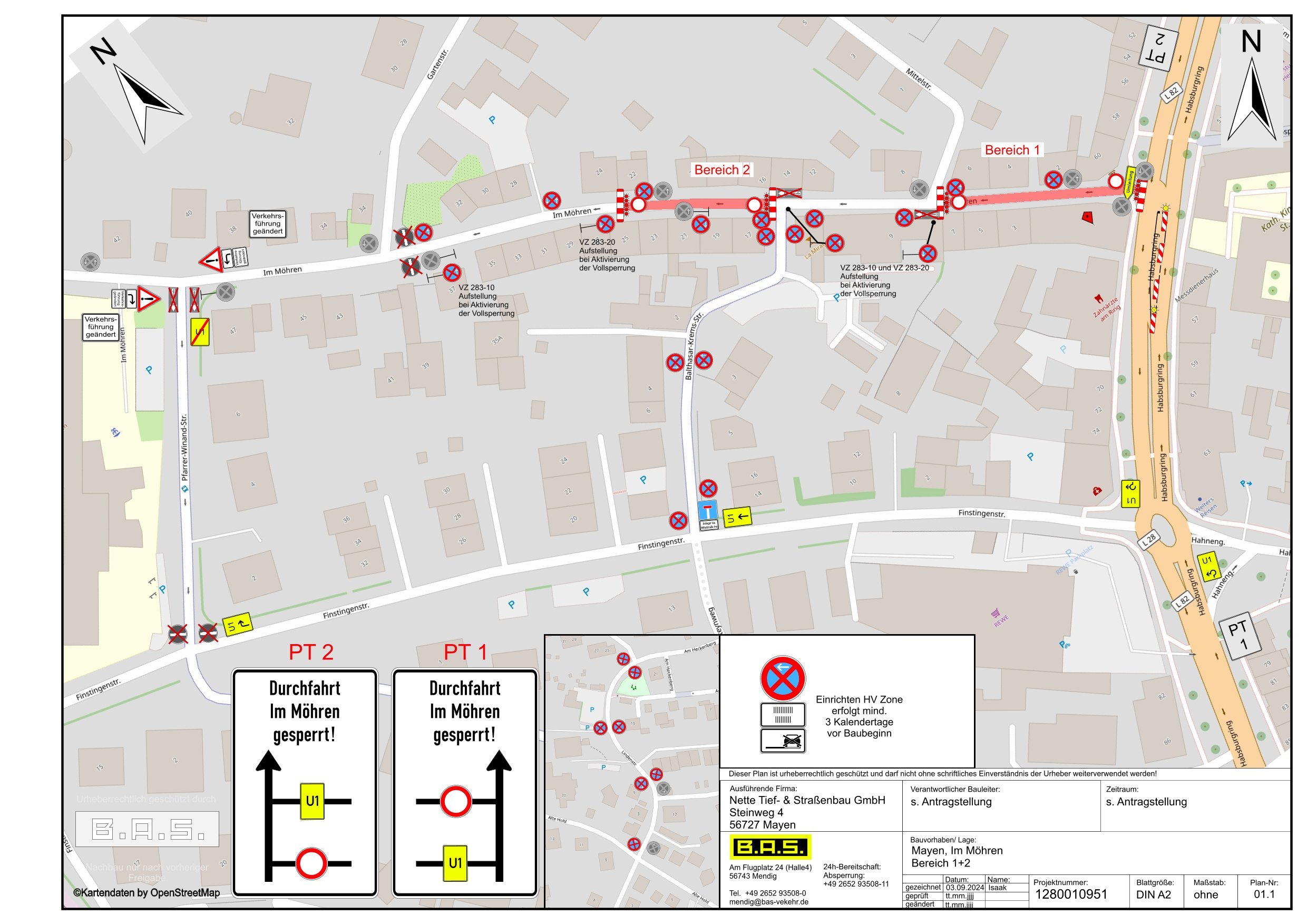 Verkehrsführungsplan 