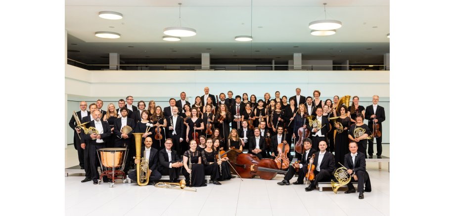 Foto von einem Orchester