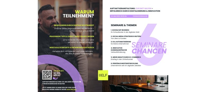 Informationsflyer zur Seminarreihe