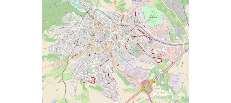 Übersichtsplan Stadtgebiet