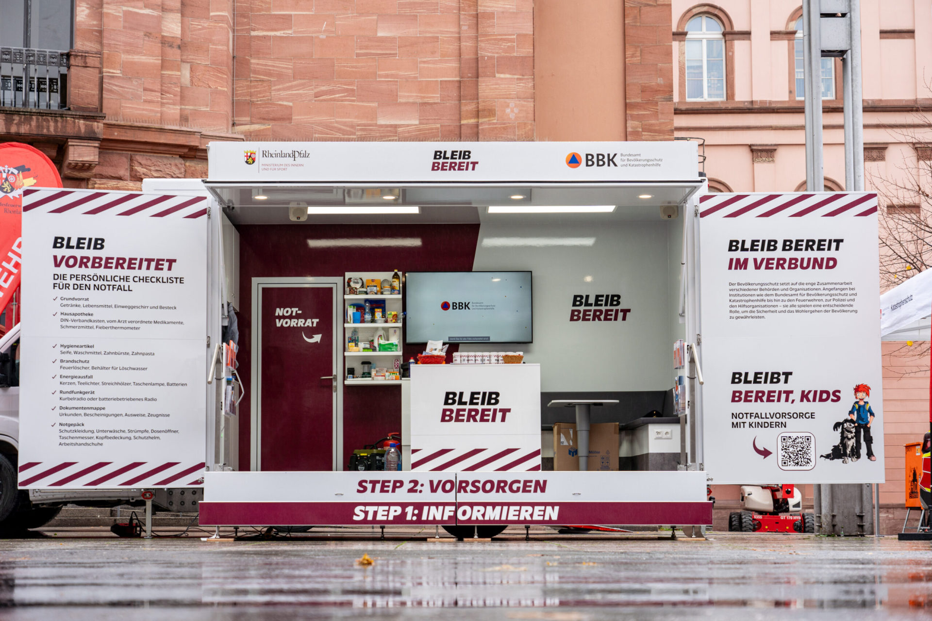 Ein Foto vom Informationsmobil