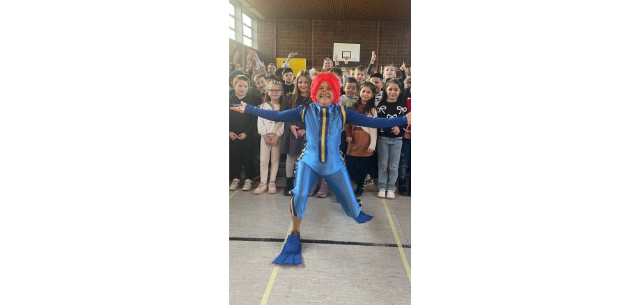 Das „Mathe-Sams“ besuchte die Grundschule St. Veit