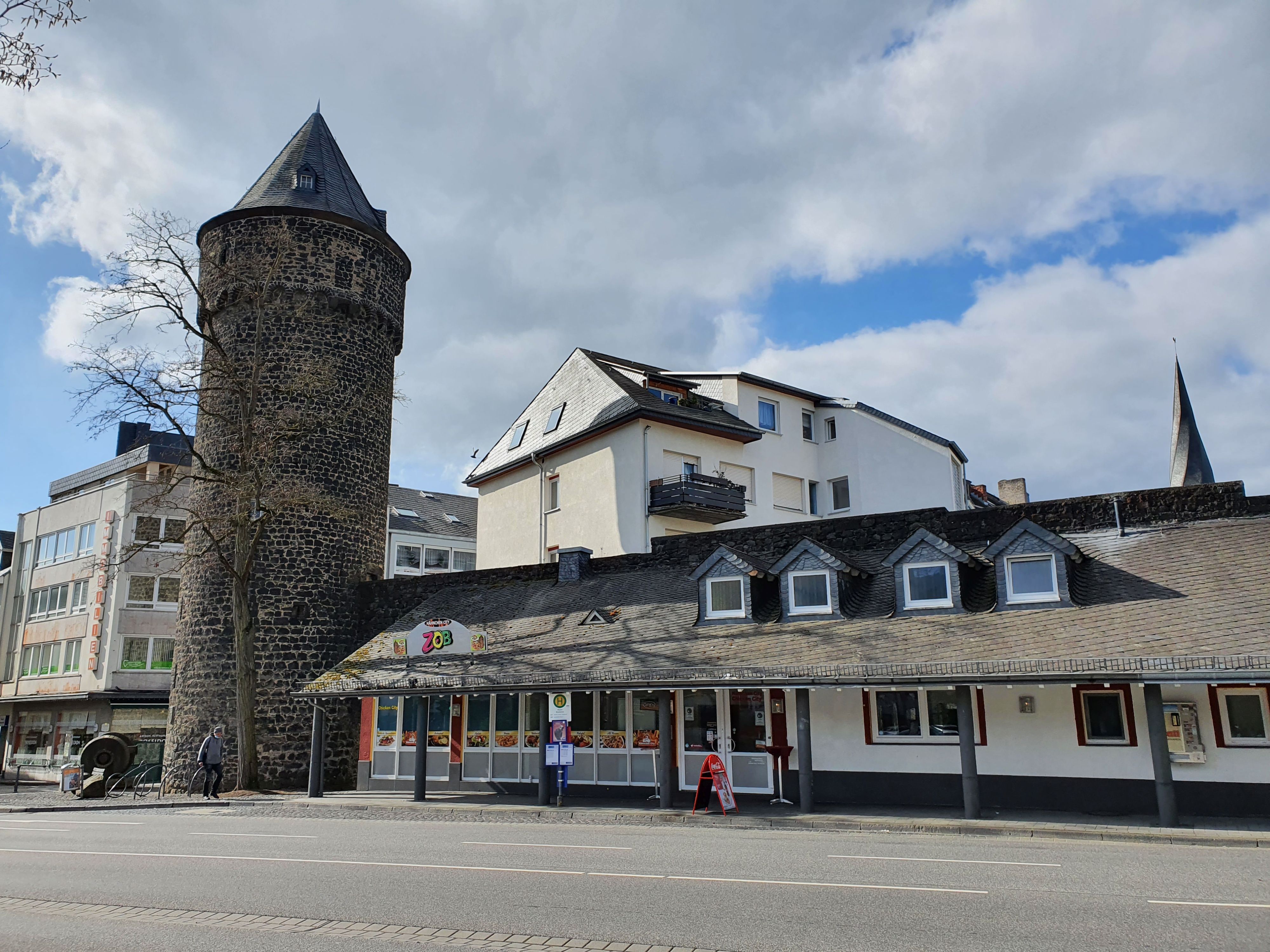 Aufnahme des Zentralen Omnibusbahnhofs (ZOB) am Habsburgring