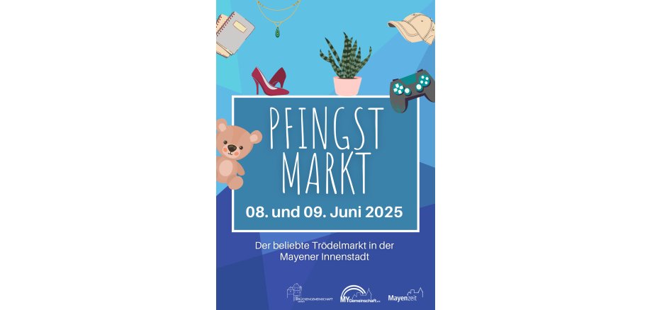 Plakat zum Pfingstmarkt