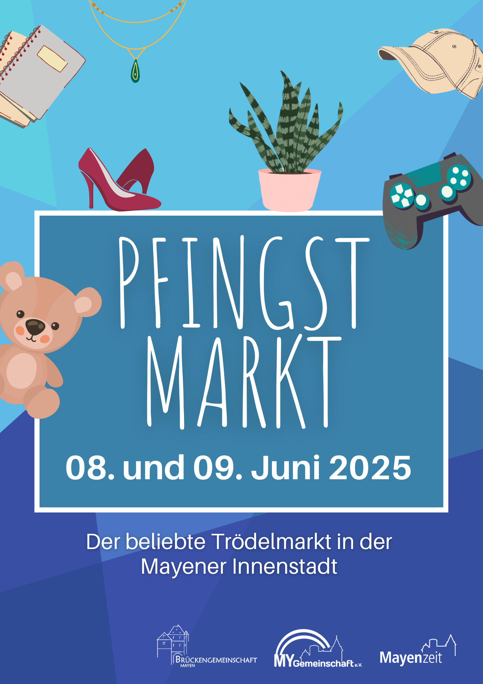 Plakat zum Pfingstmarkt