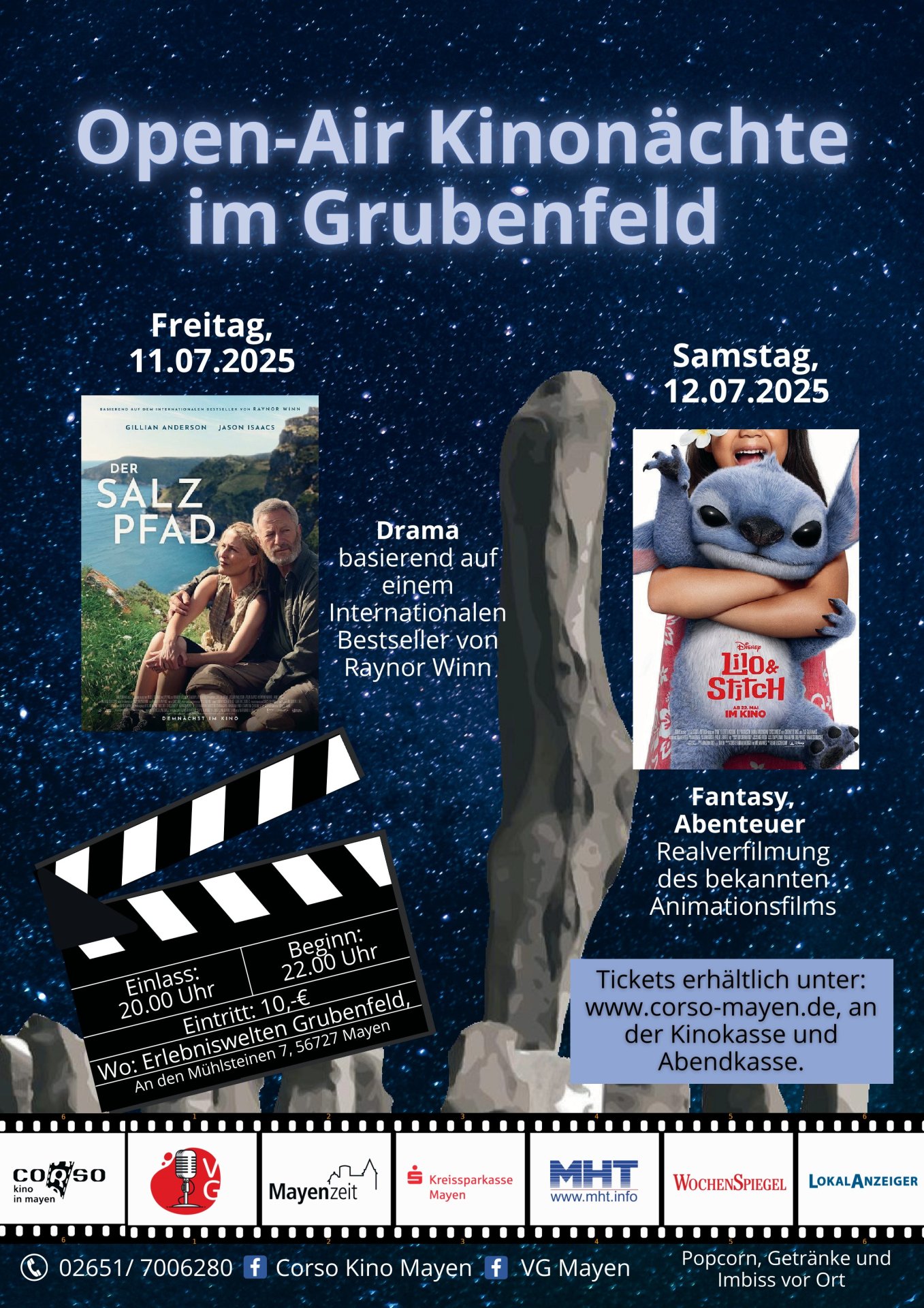 Die Open-Air Kinonacht verspricht besondere Unterhaltung unter freiem Himmel