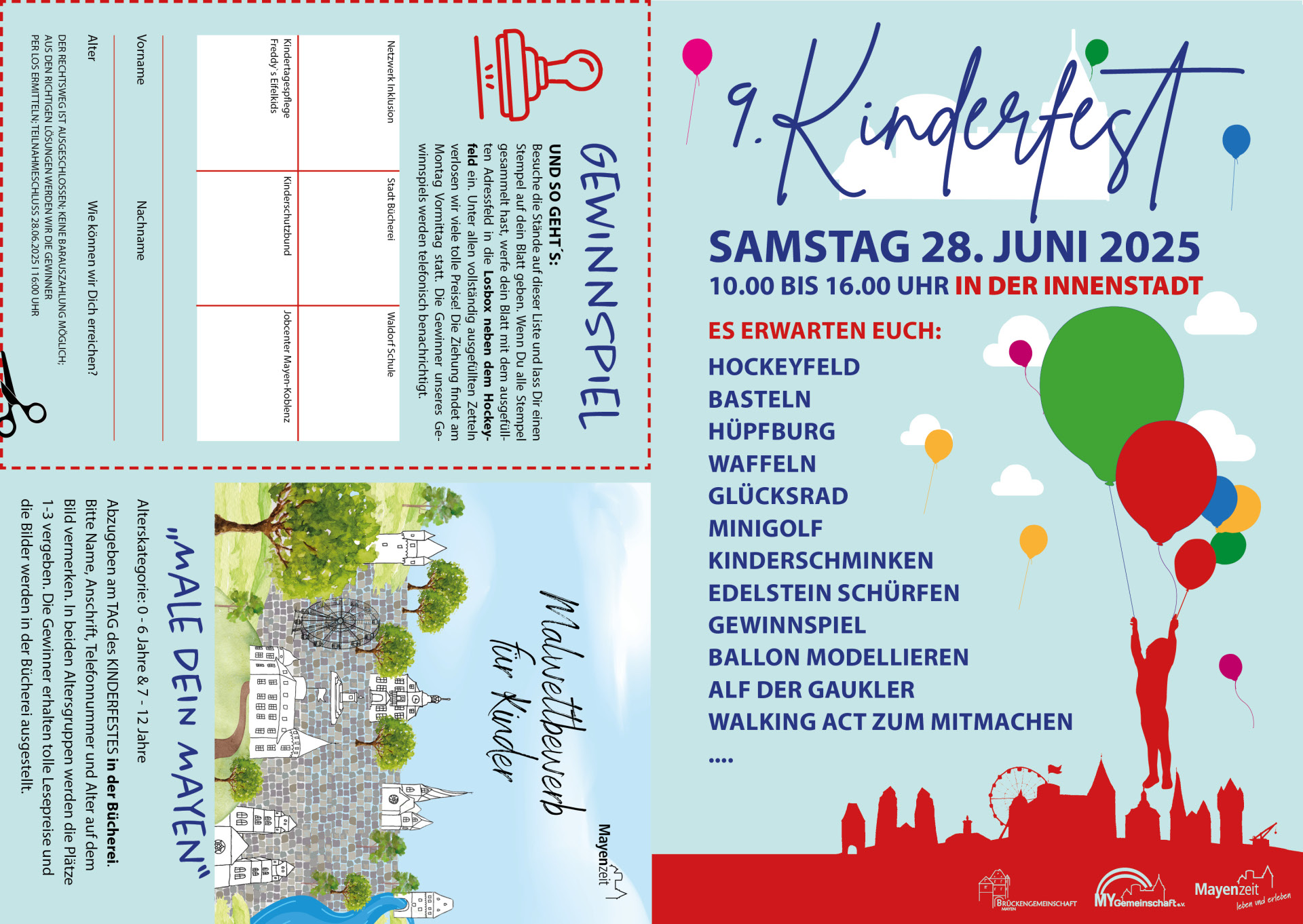 Programm beim Kinderfest