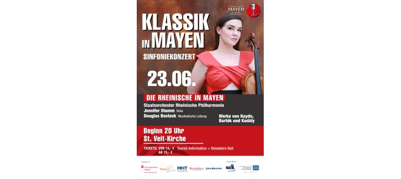 Flyer zum Klassikkonzert am 23. Juni