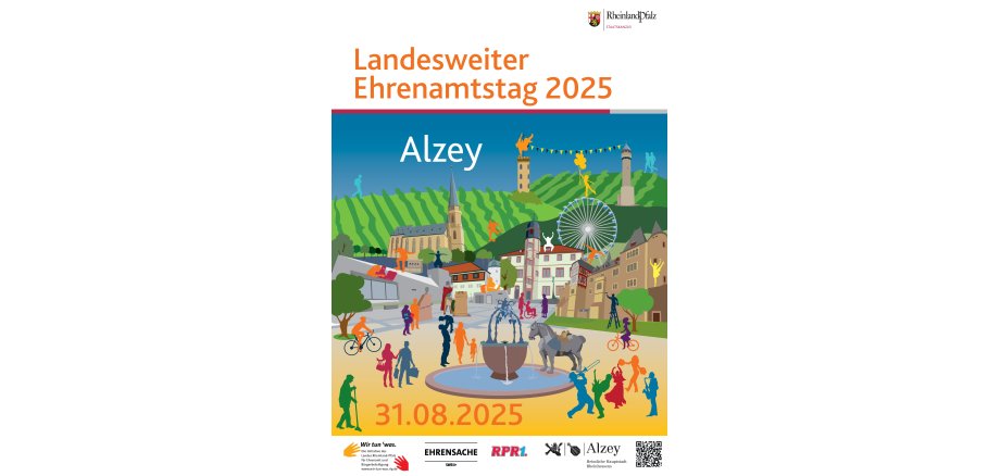 Flyer zum 22. Landesweiter Ehrenamtstag in Alzey