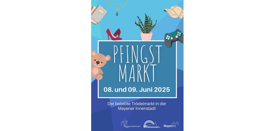 Plakat zum Pfingstmarkt