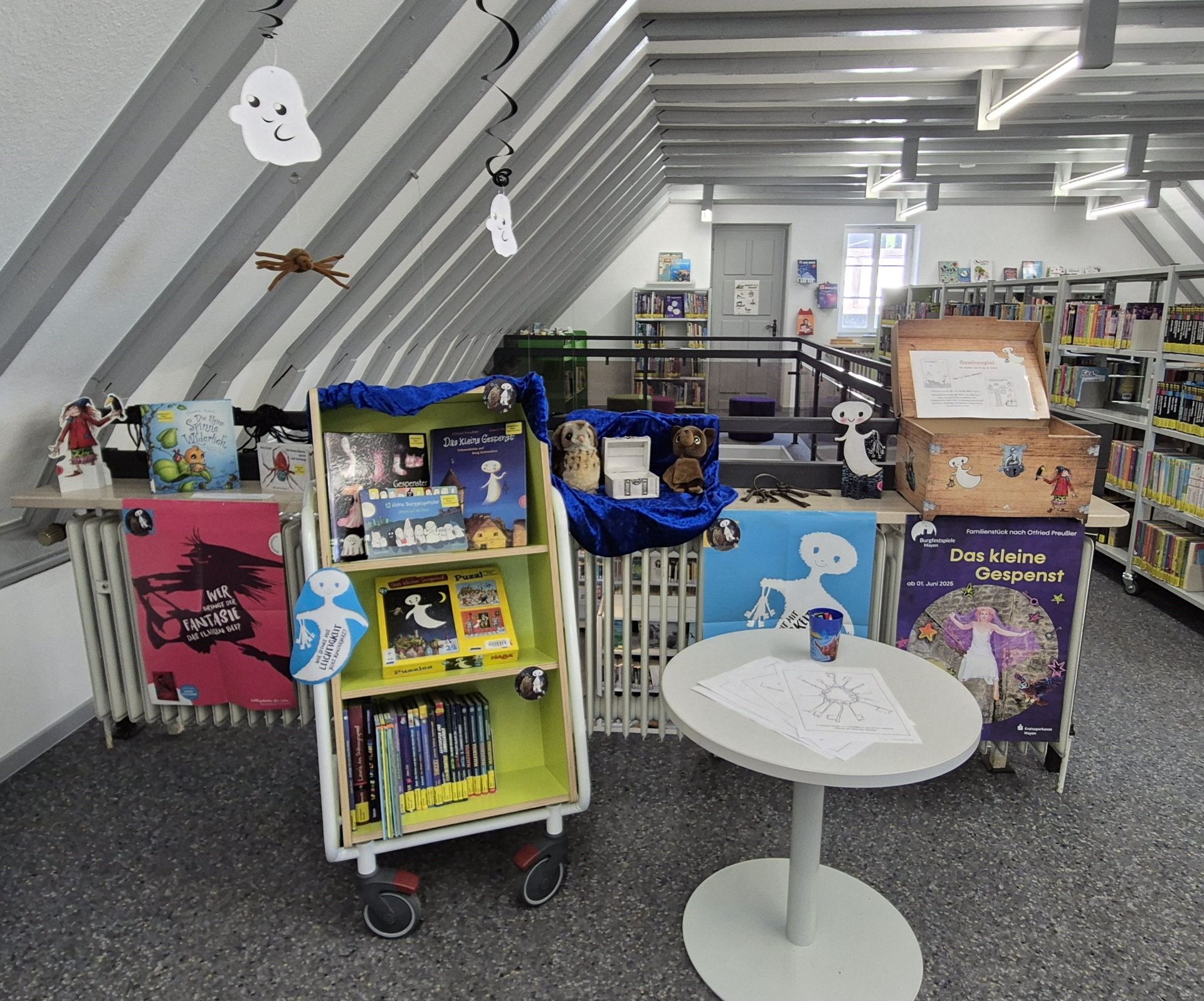 Einrichtung der Bücherei