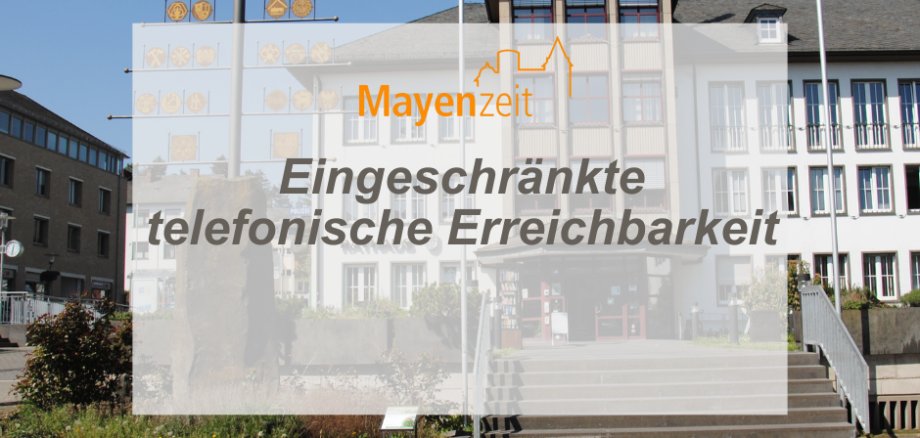 Telefonische Erreichbarkeit im Rathaus 1. - 5. Dezember eingeschränkt