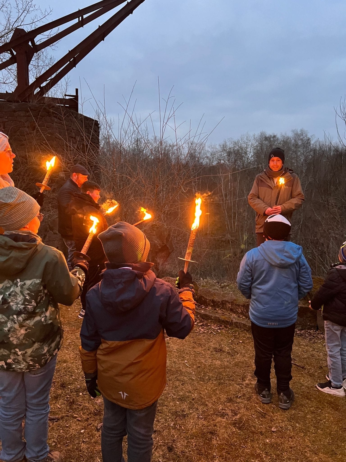 Fackelführung am 24. Oktober in den Erlebniswelten Grubenfeld