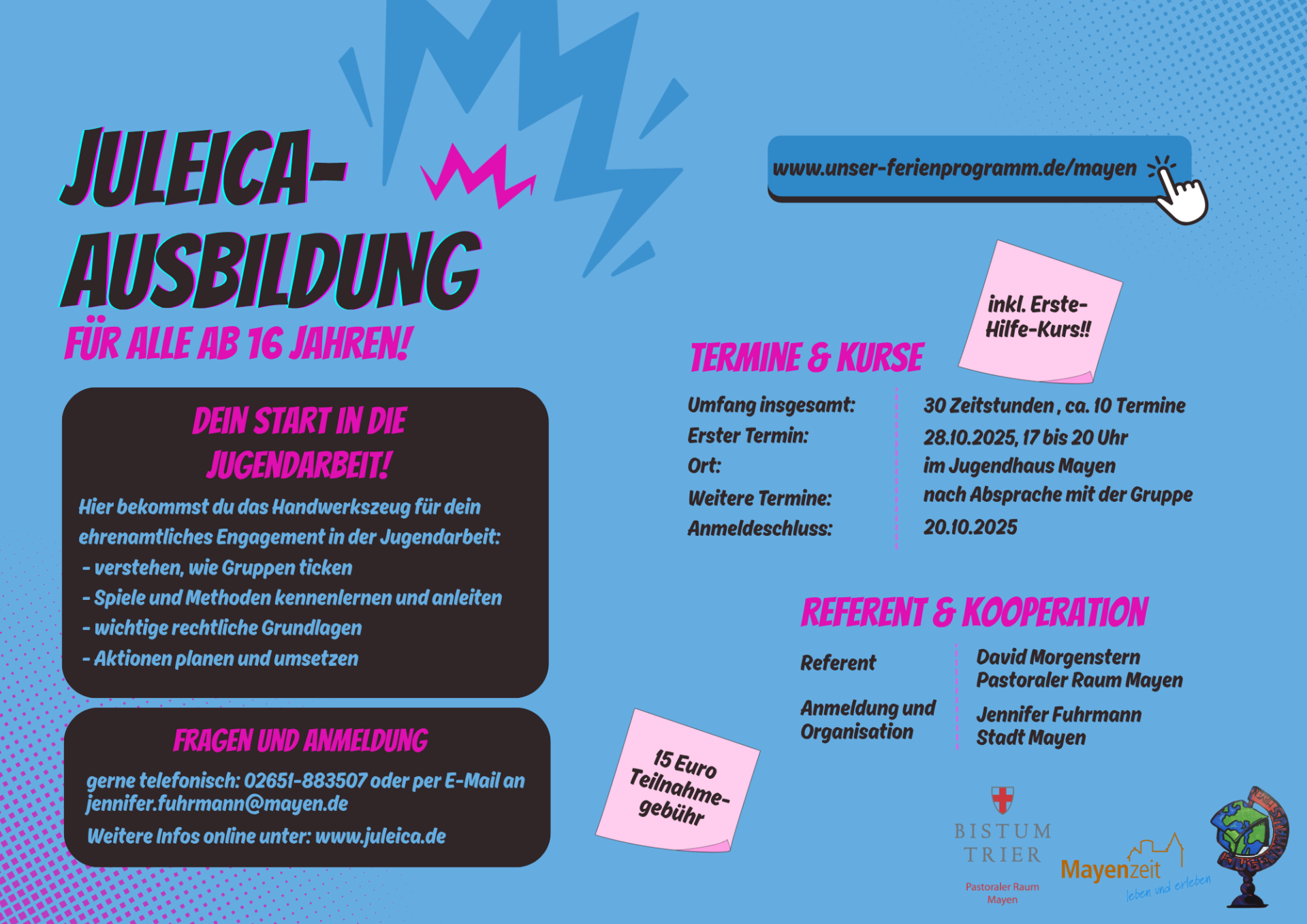 Alle Informationen zur Juleica-Schulung