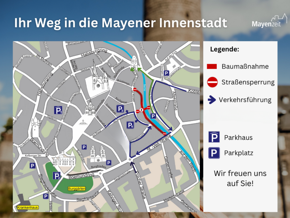 Grafik mit Übersicht der Parkplätze