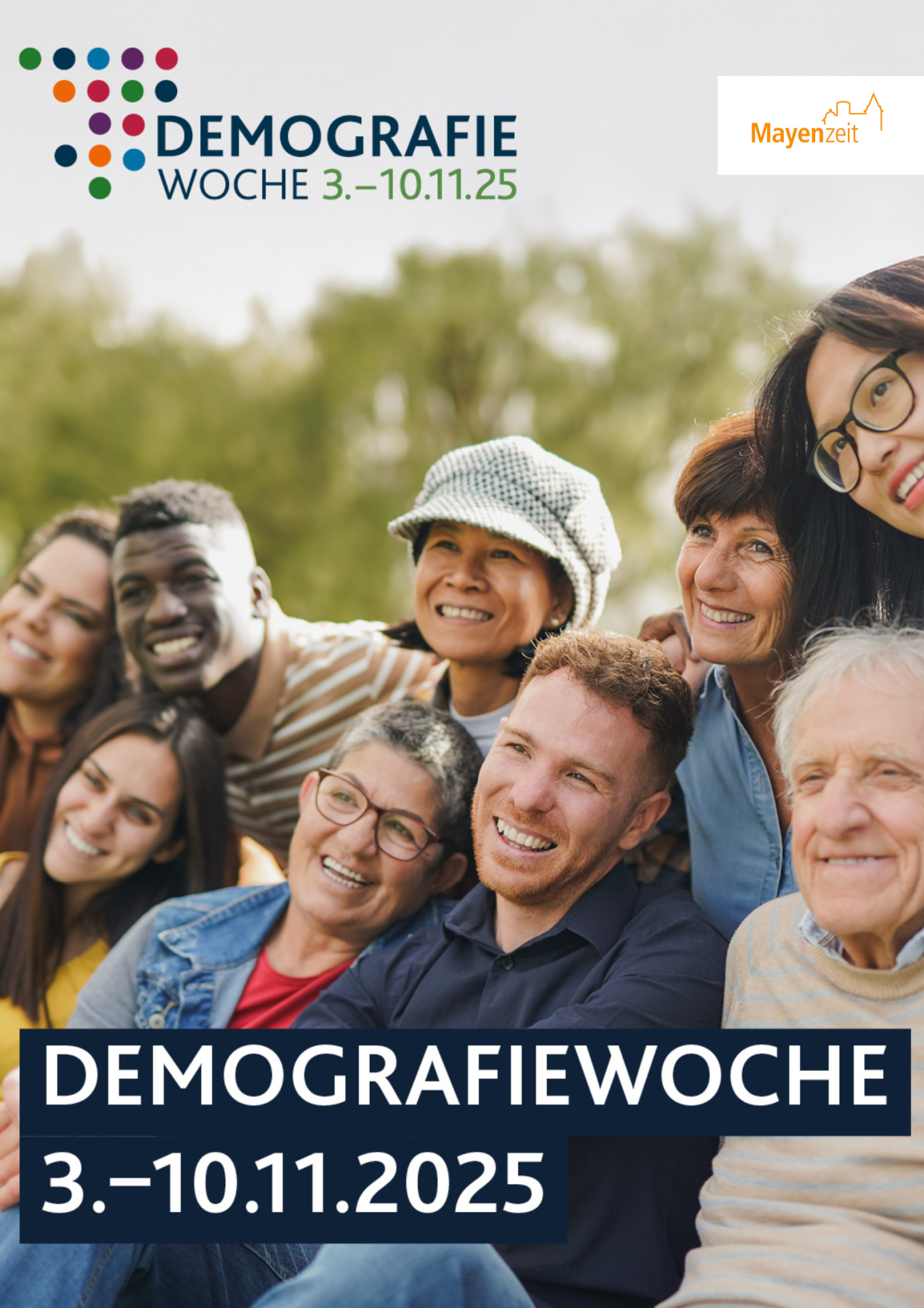 Plakat zur Demografiewoche 2025