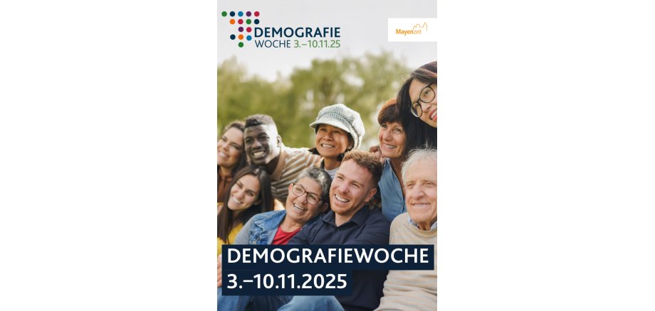 Plakat zur Demografiewoche 2025