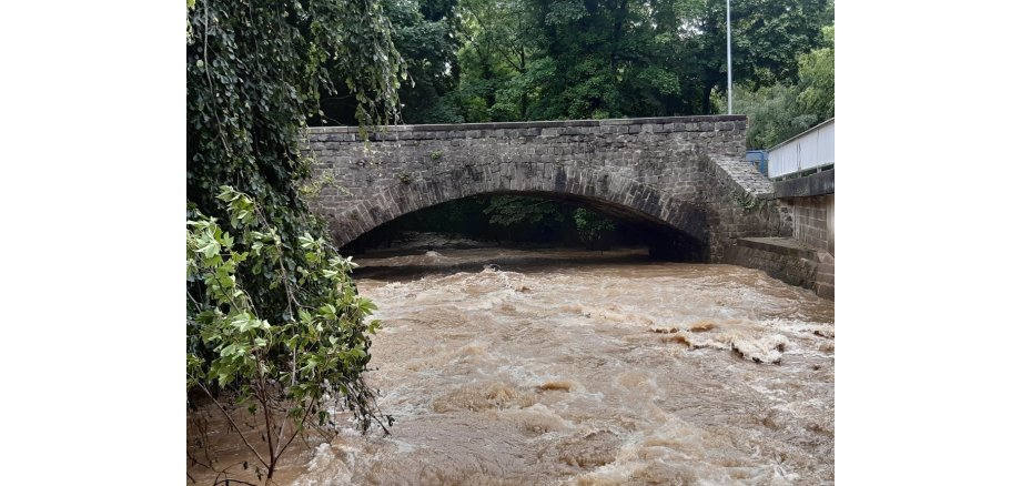 Die Brücke an der Bürresheimer Straße 