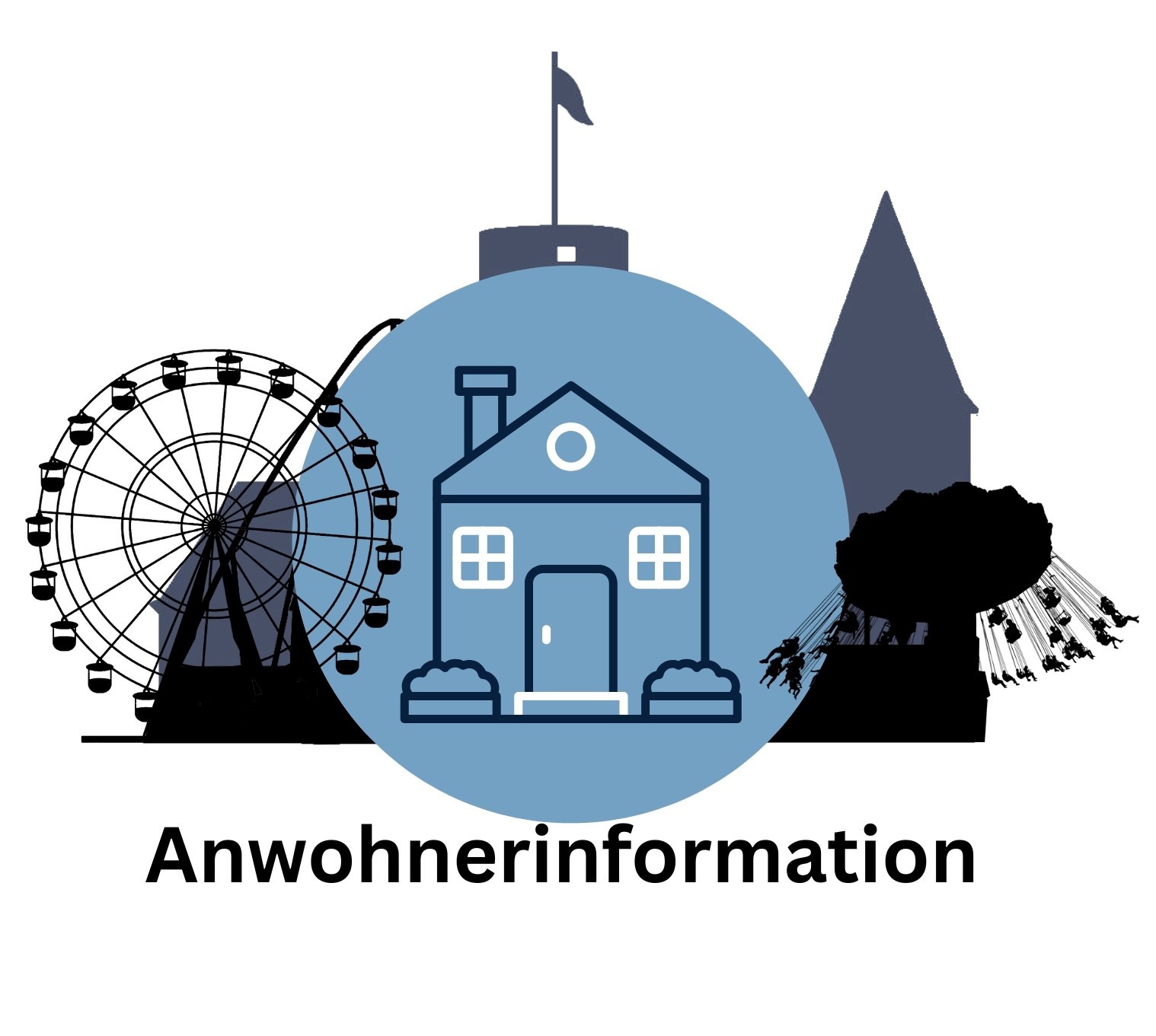 Hinweis für Anwohner und Besucher während des Lukasmarkts