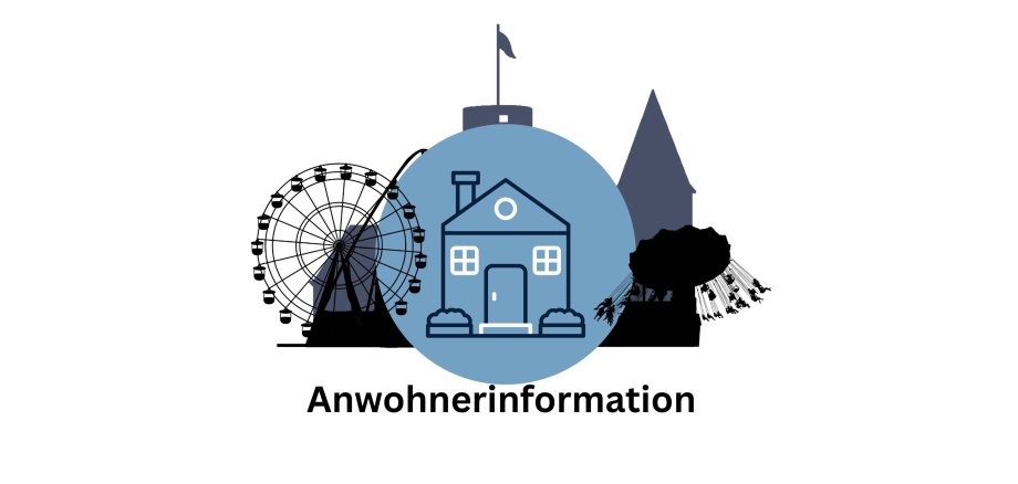 Hinweis für Anwohner und Besucher während des Lukasmarkts
