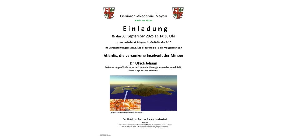 Flyer zum Vortrag