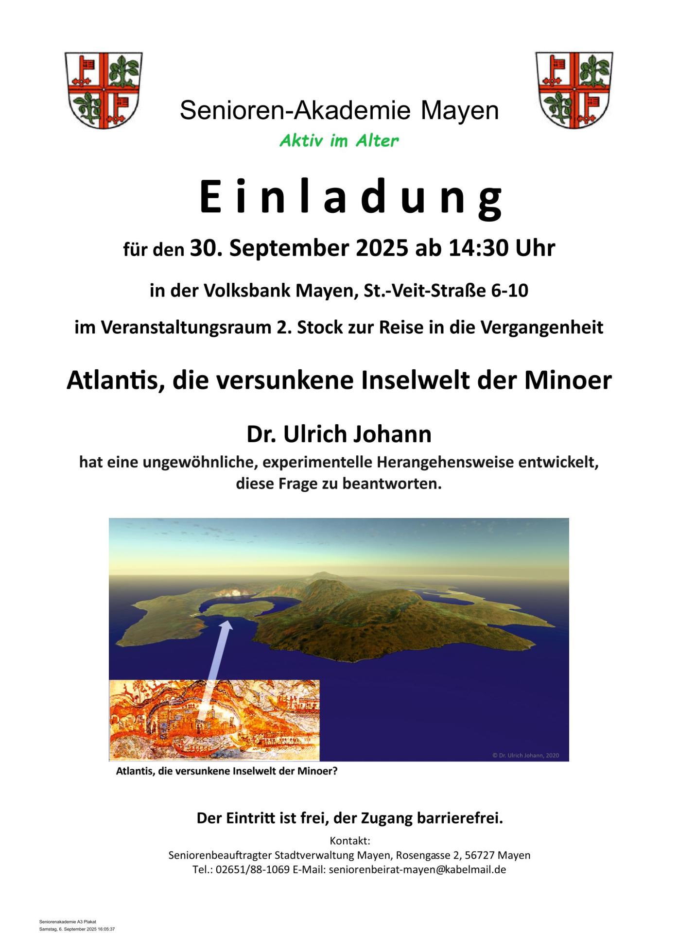 Flyer zum Vortrag