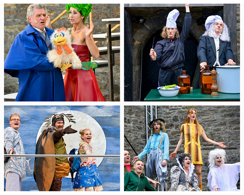 Fotocollage mit Bildern der letzten Familienstücke