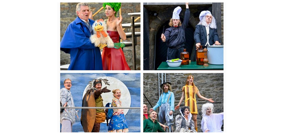 Fotocollage mit Bildern der letzten Familienstücke