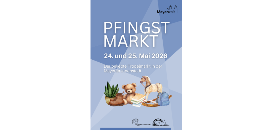 Plakat zum Pfingstmarkt