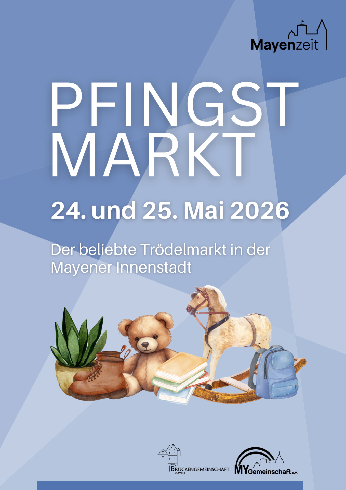 Plakat zum Pfingstmarkt